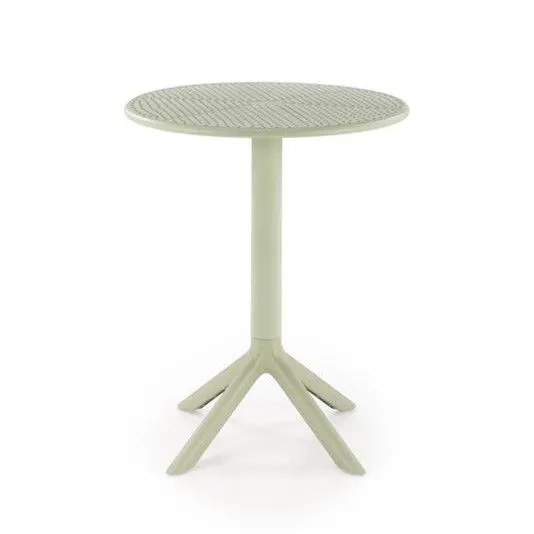Stolik ogrodowy CALVO 60x60 miętowy z tworzywa PVC na taras I sklep meblowy MIRAT.