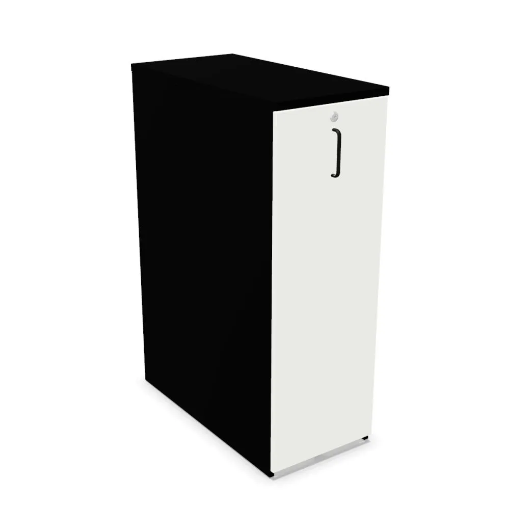 Szafka na dokumenty EASY SPACE 40cm prawa/lewa czarna/biała wysuwana I sklep meblowy MIRAT.