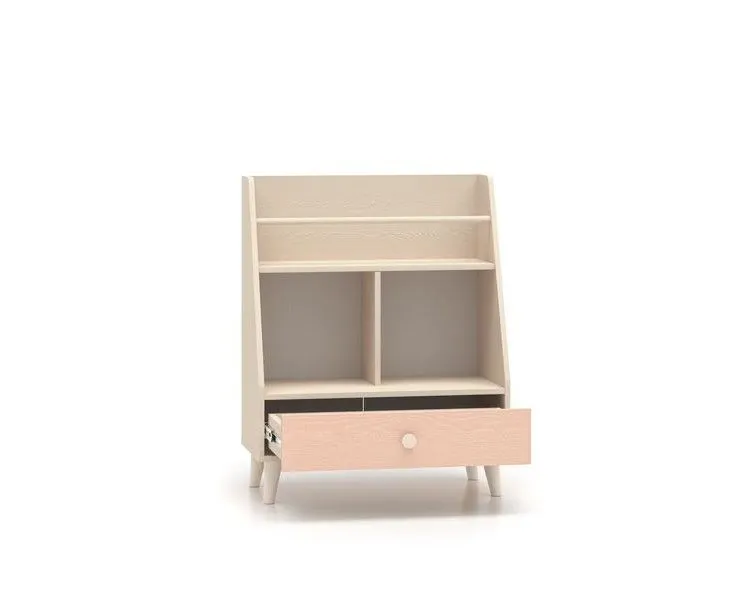 Regał dziecięcy MEVEL różowy I sklep meblowy MIRAT. styl PASTELE kolekcja MEVEL