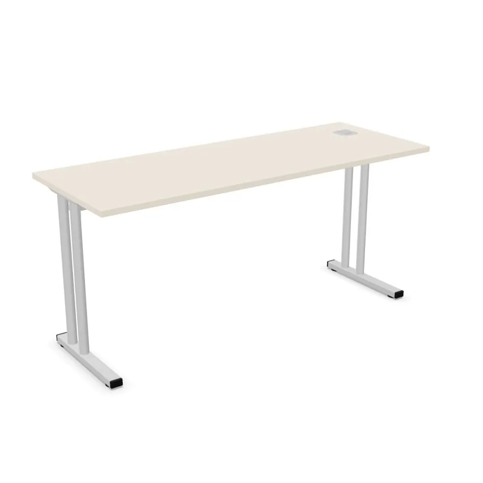 Biurko EASY SPACE C-LEG RC 160x60cm kaszmirowe do biura I sklep meblowy MIRAT.