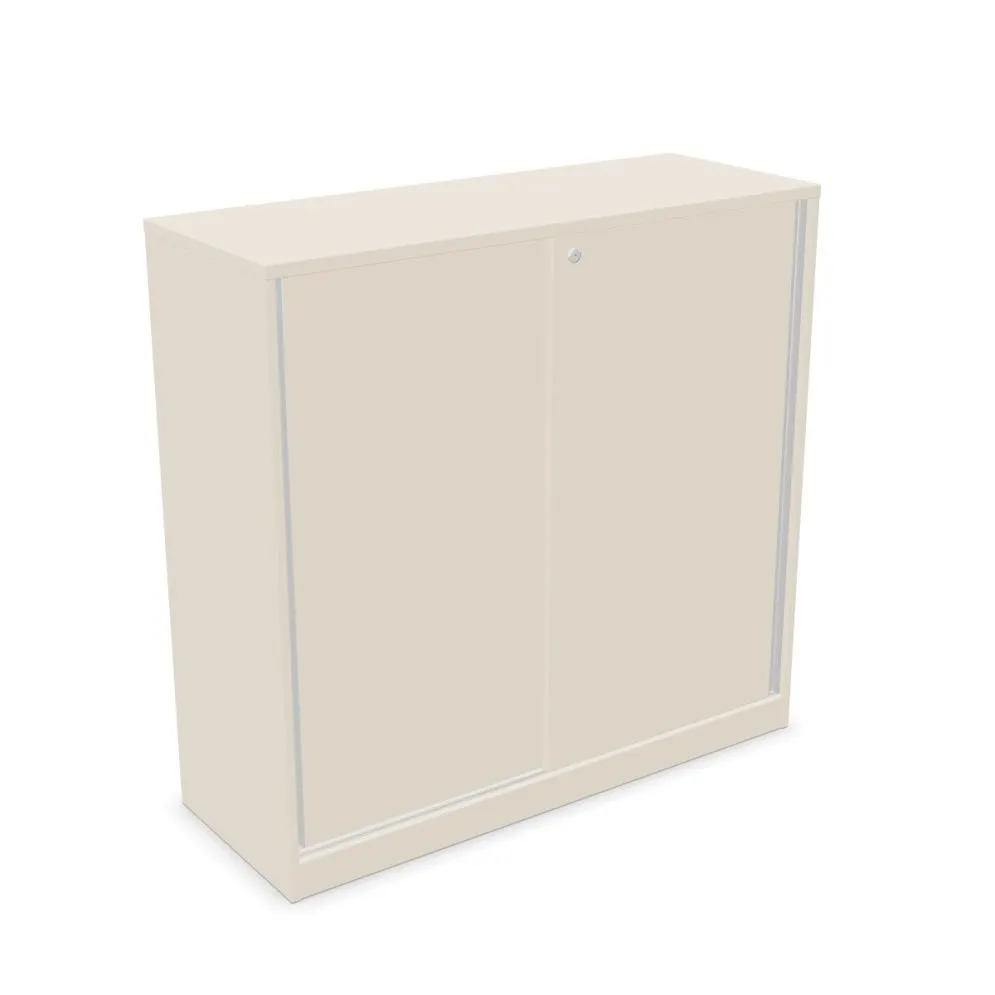 Szafka biurowa przesuwna EASY SPACE CABINET S 3-OH 120cm kaszmirowa zamykana I sklep meblowy MIRAT.