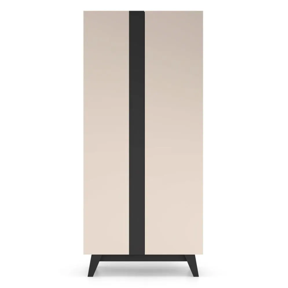 Szafa FRESHION 2D kaszmirowa/czarna I sklep meblowy MIRAT.  kolekcja FRESHION