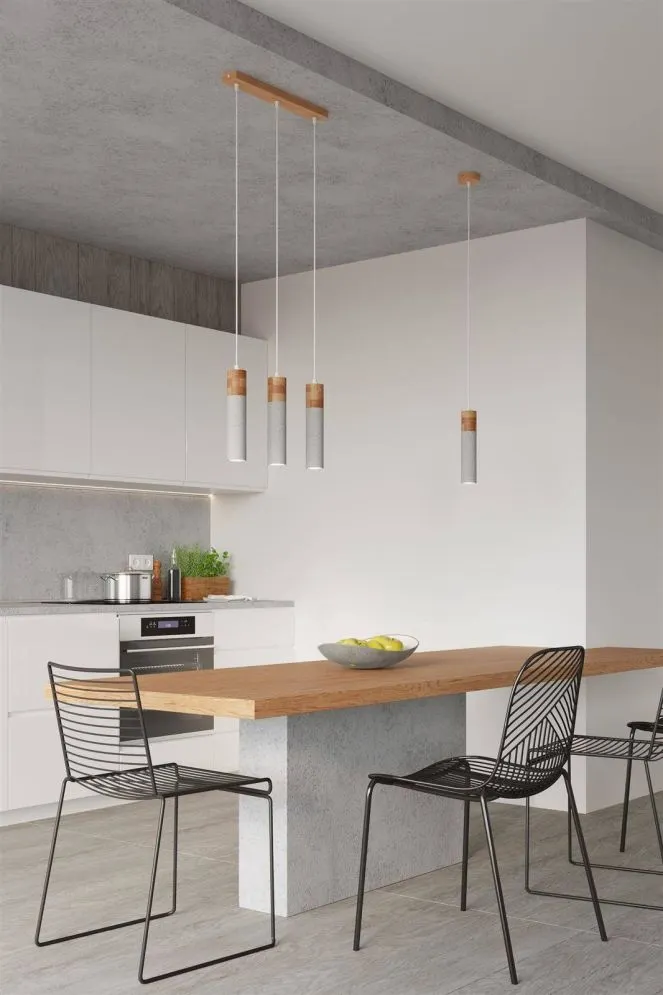 Lampa wisząca ZANE 1 szara | sklep MIRAT kolekcja zane