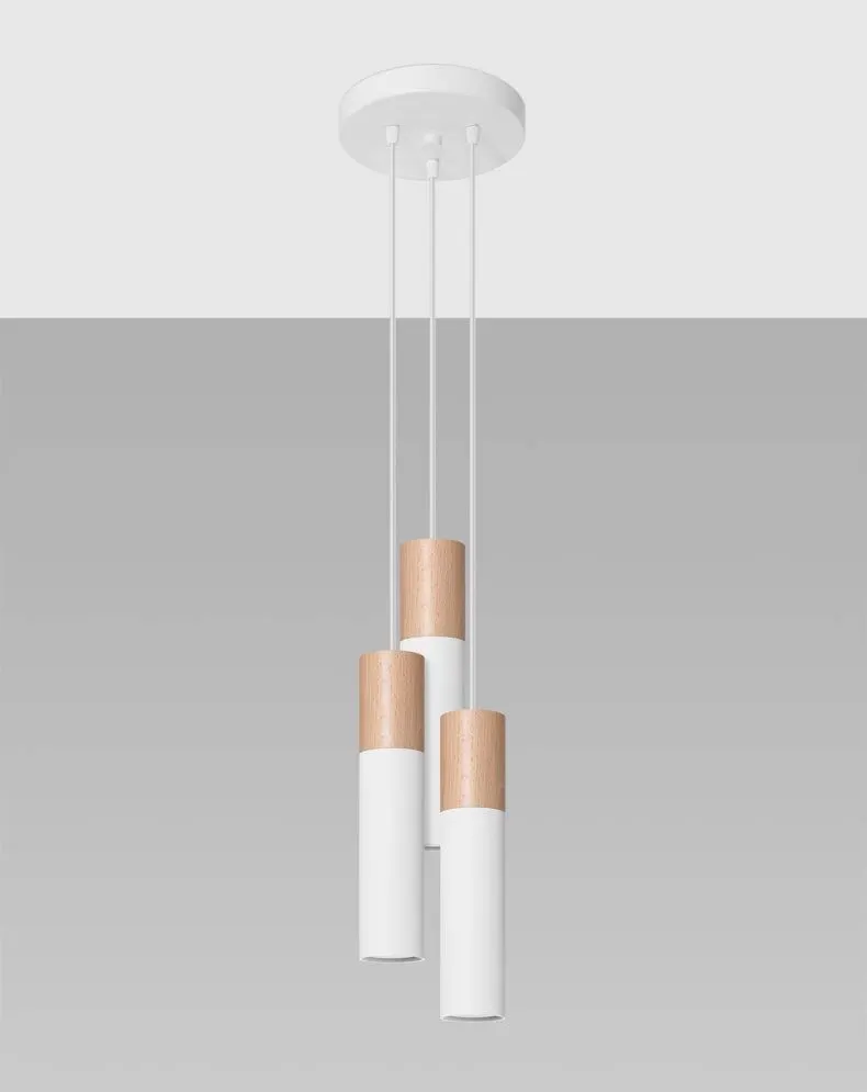 Lampa wisząca PABLO 3P biała | sklep MIRAT kolekcja pablo