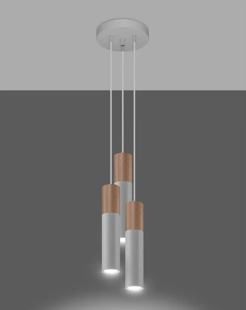 Lampa wisząca PABLO 3P biała | sklep MIRAT kolekcja pablo