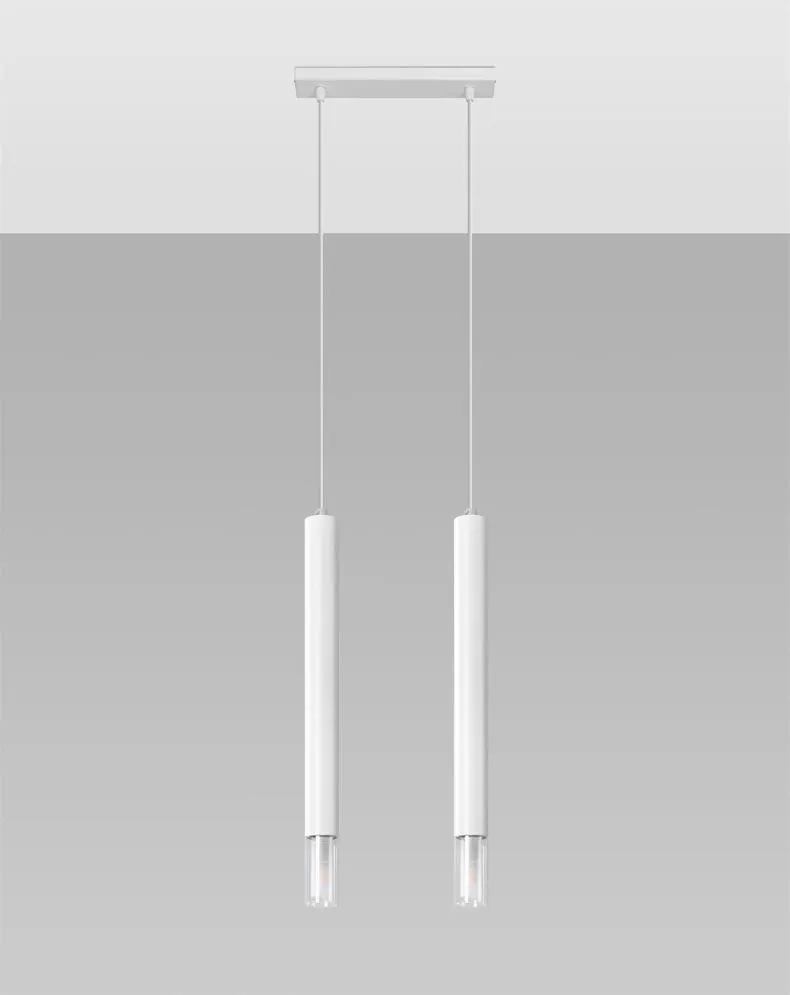 Lampa wisząca WEZYR 2 biała | sklep MIRAT  kolekcja wezyr