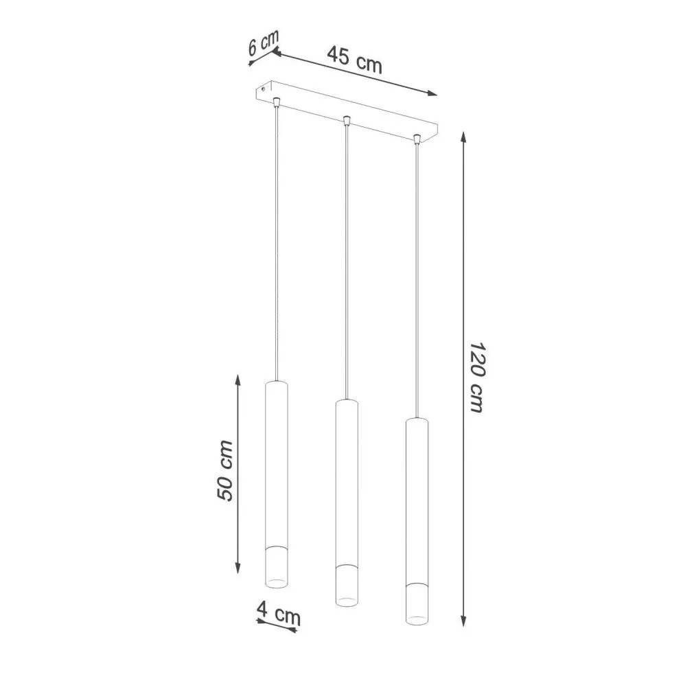 Lampa wisząca WEZYR 3 biała | sklep MIRAT  kolekcja wezyr