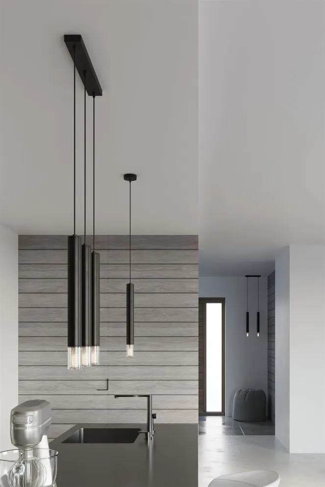 Lampa wisząca WEZYR 3 czarna | sklep MIRAT kolekcja wezyr