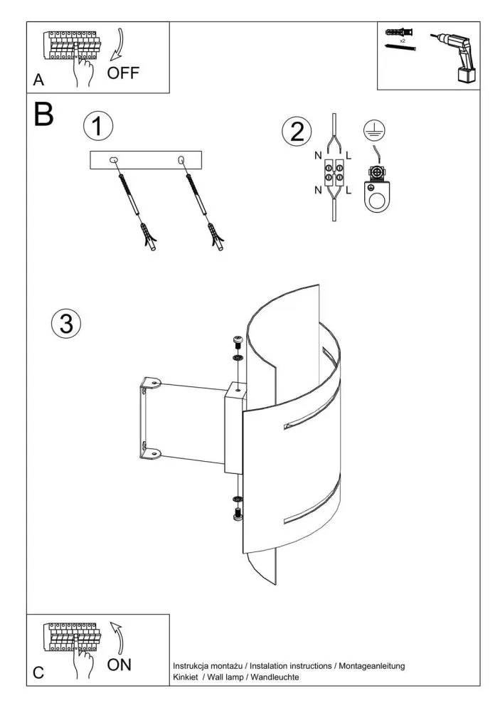 Kinkiet HESTIA czarny | sklep MIRAT  kolekcja hestia