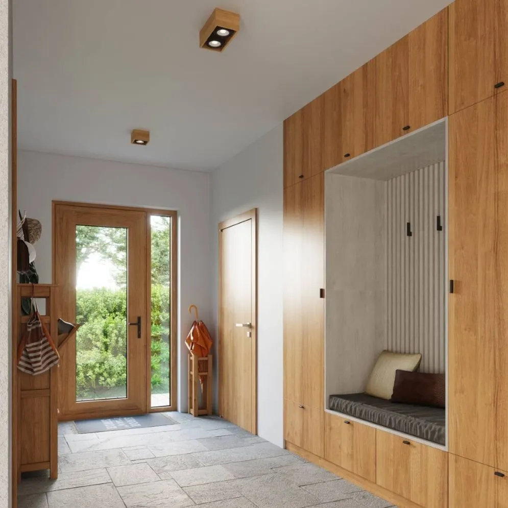 Plafon QUATRO 2 naturalne drewno | sklep MIRAT  kolekcja quatro