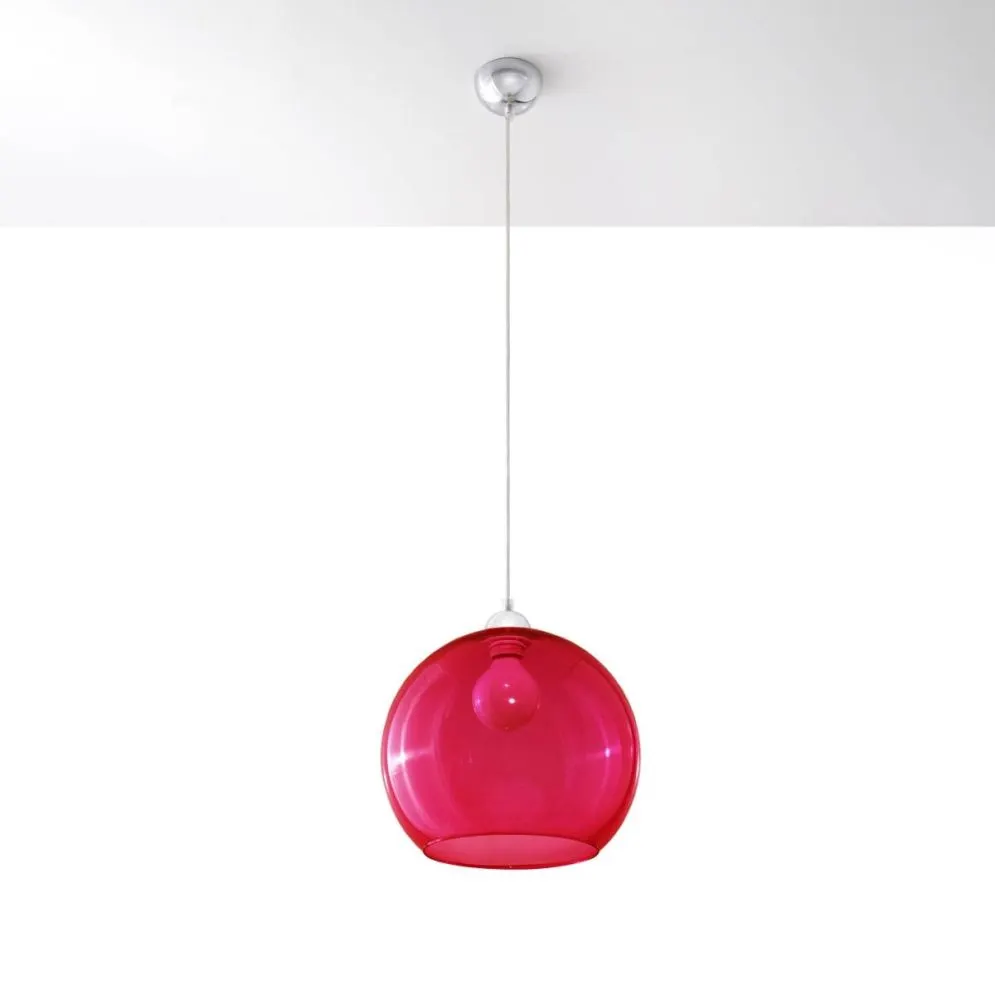 Lampa wisząca BALL czerwona | sklep MIRAT  kolekcja ball