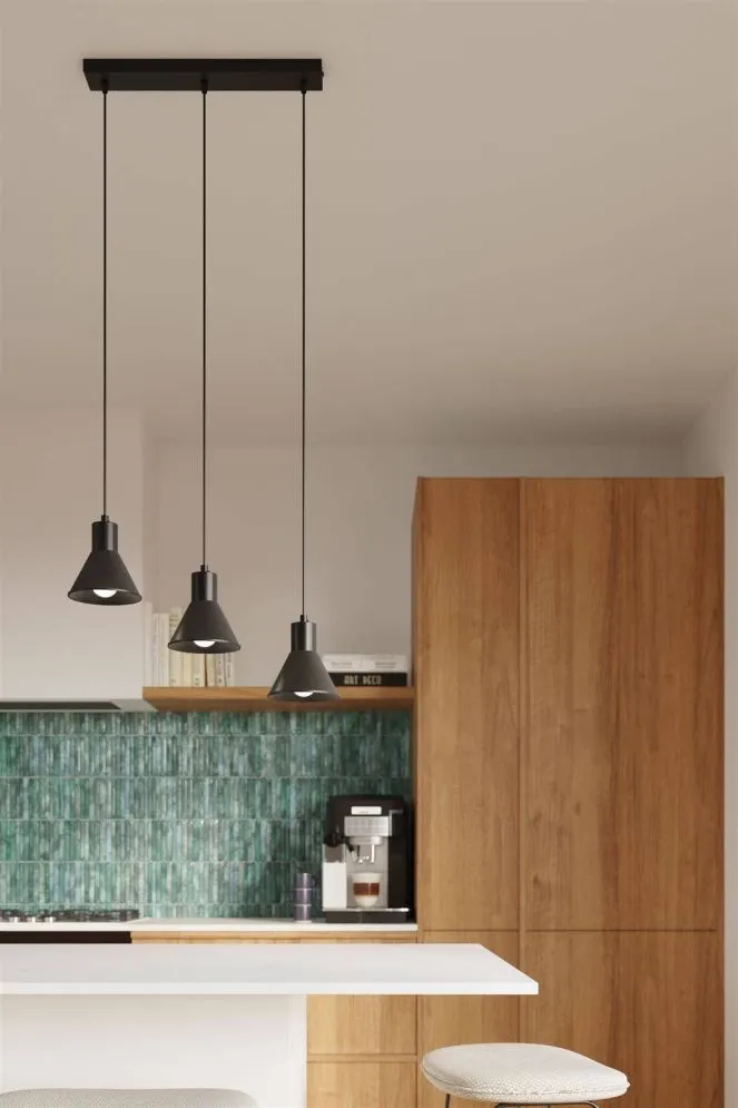 Lampa wisząca TALEJA 1 czarna [E27] | sklep MIRAT  kolekcja taleja