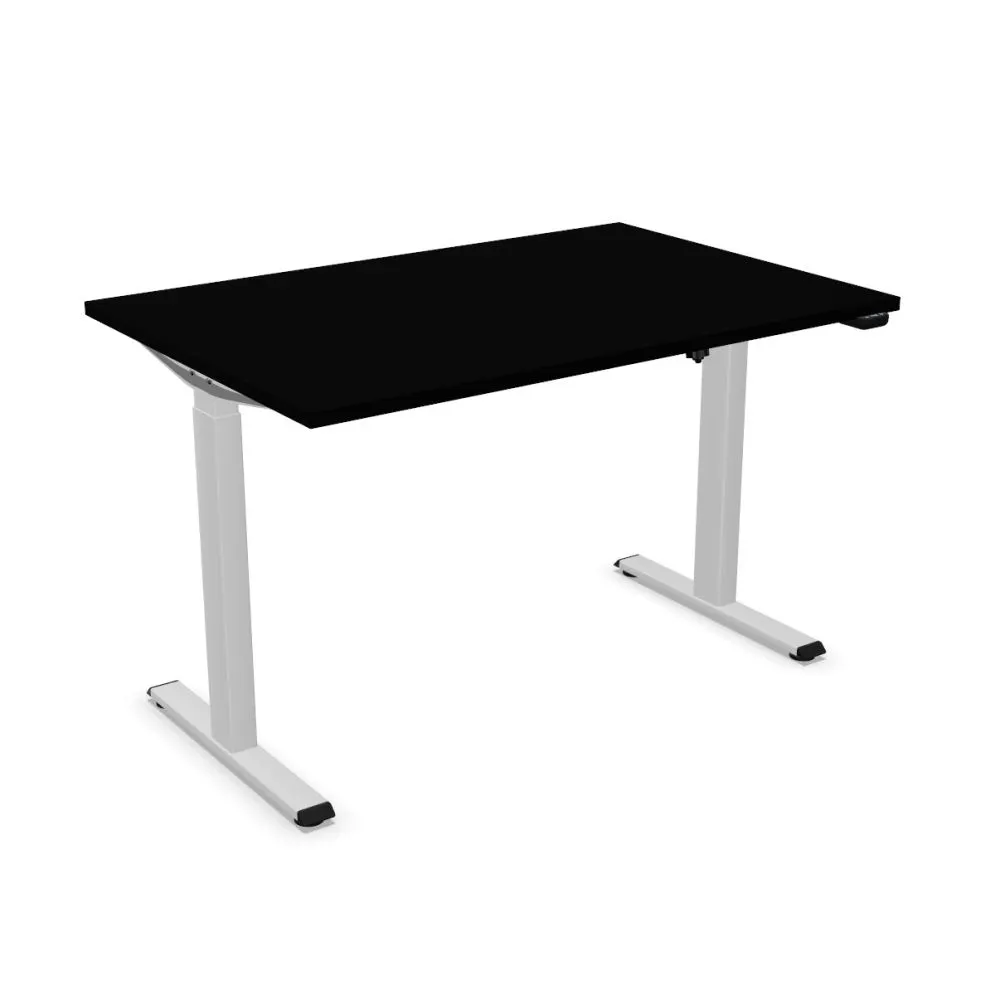 Biurko eCOMO 120x60cm czarne z regulowane młodzieżowe I sklep meblowy MIRAT.