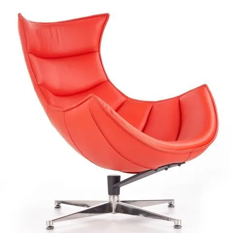 Skórzany fotel LUXOR czerwony | MIRAT. w stylu  kolekcja