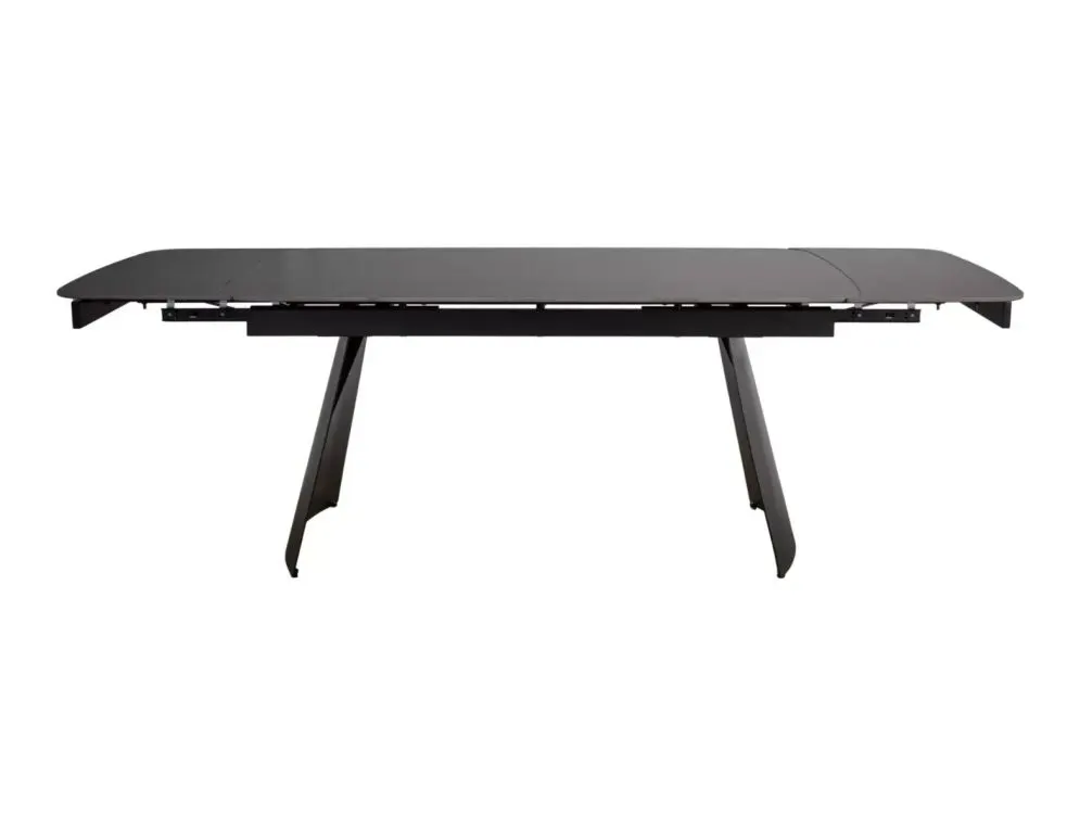 Stół ceramiczny Bacardi 160-240 cm czarny mat do salonu | MIRAT styl LOFT