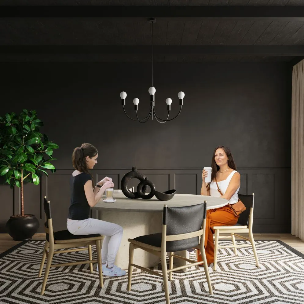 Żyrandol PICCOLO 3 czarny | sklep MIRAT  kolekcja piccolo