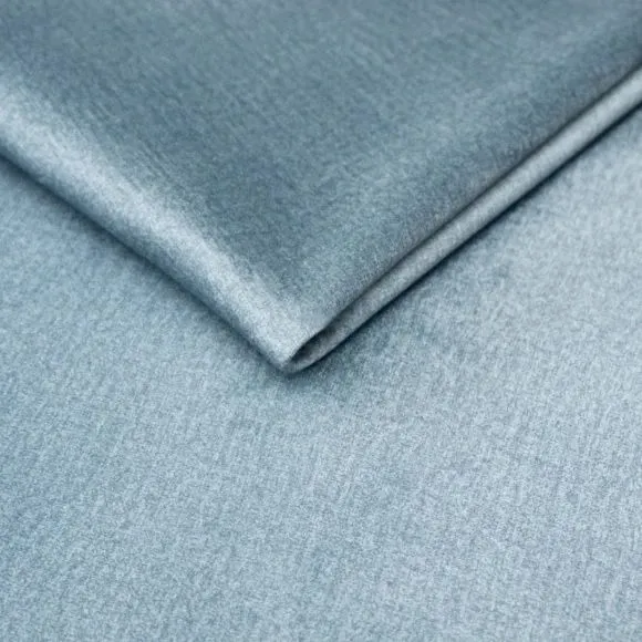 Narożnik z funkcją spania LINDA VELVET niebieski mały I sklep meblowy MIRAT.