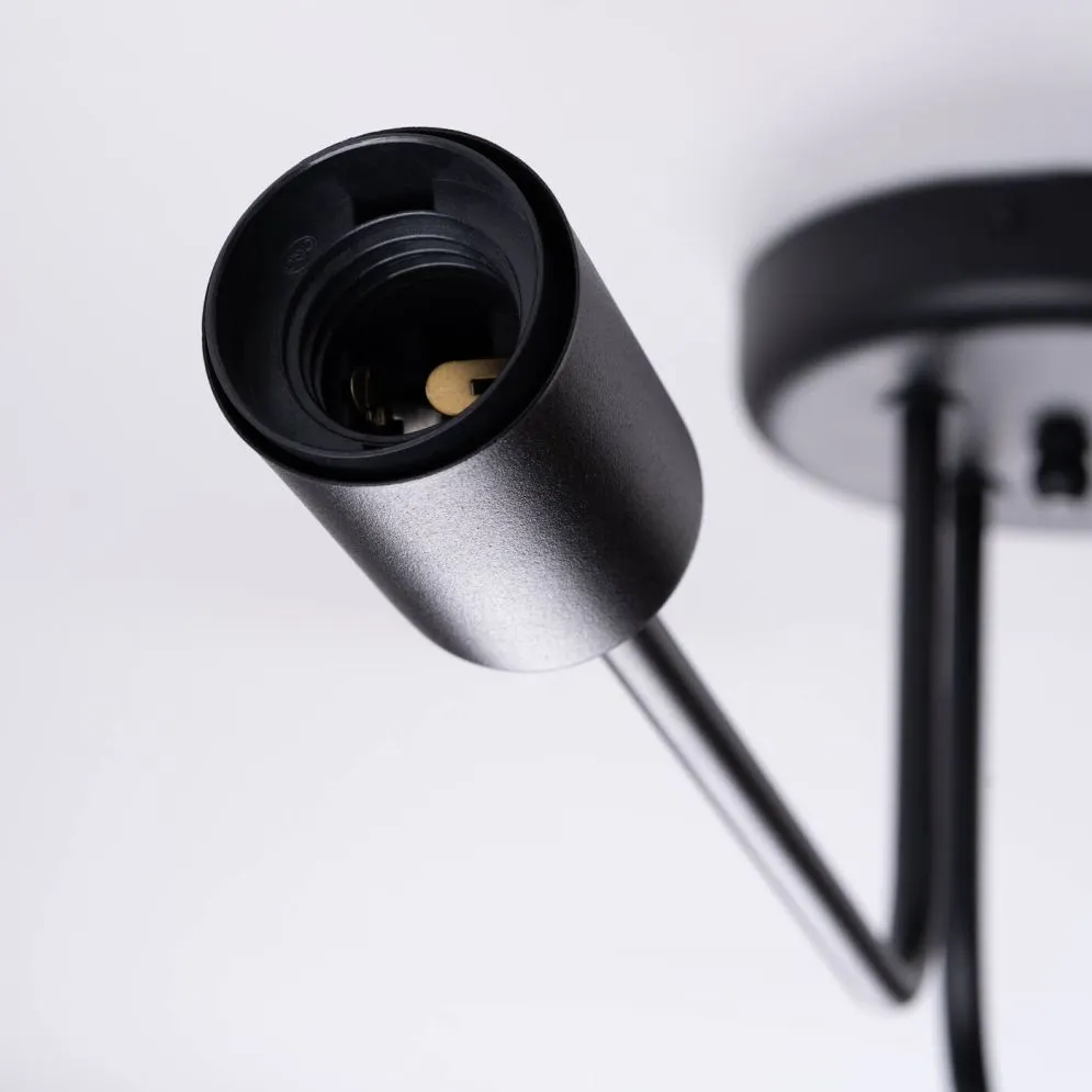 Żyrandol VECTOR 4 czarny | sklep MIRAT kolekcja vector