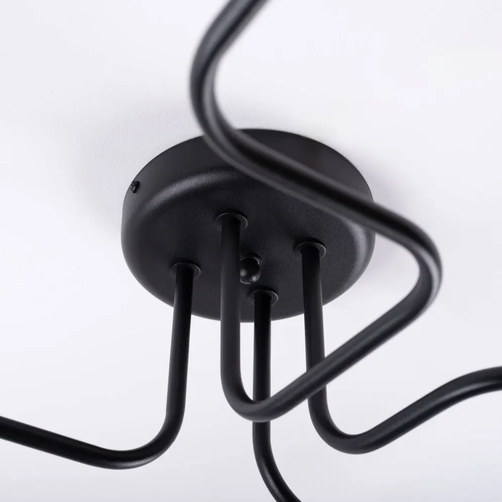 Żyrandol VECTOR 4 czarny | sklep MIRAT kolekcja vector