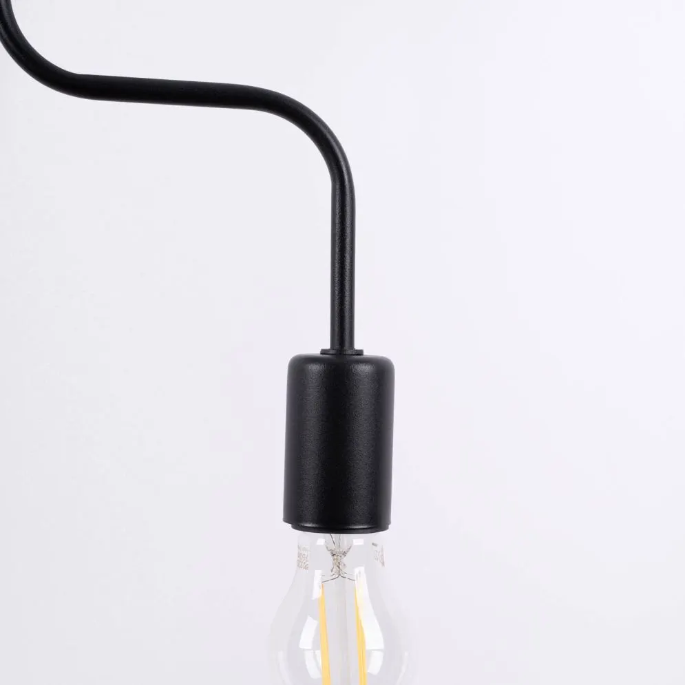 Żyrandol VECTOR 4 czarny | sklep MIRAT kolekcja vector