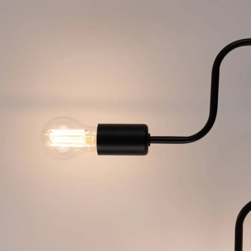 Żyrandol VECTOR 6 czarny | sklep MIRAT kolekcja vector