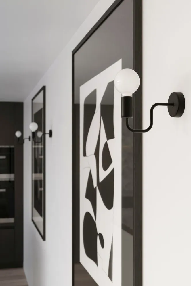 Żyrandol VECTOR 8 czarny | sklep MIRAT kolekcja vector