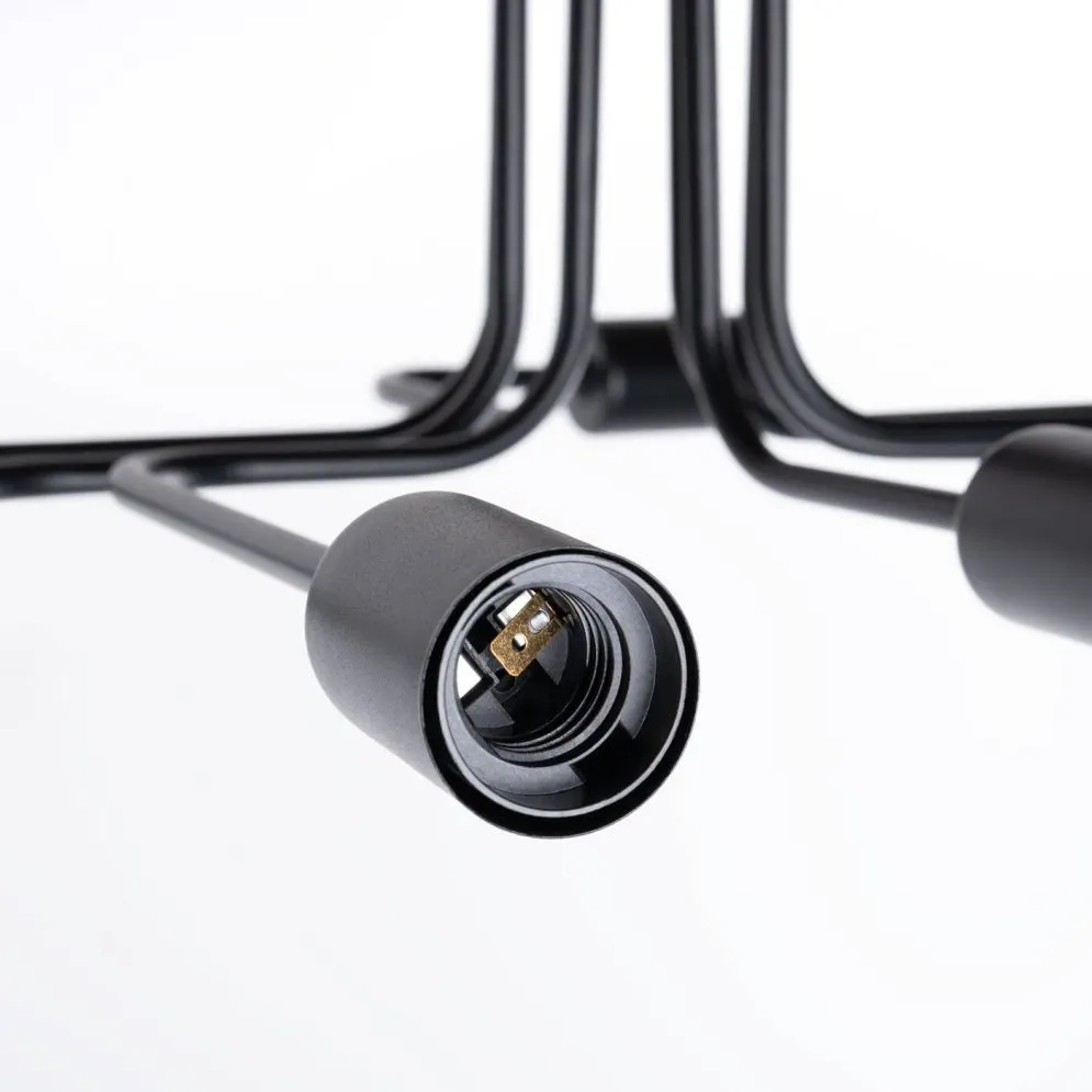 Żyrandol VECTOR 8 czarny | sklep MIRAT kolekcja vector