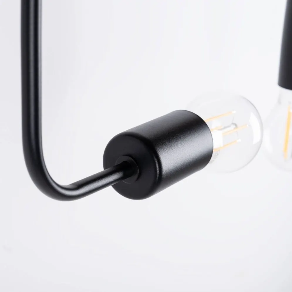 Żyrandol VECTOR 8 czarny | sklep MIRAT kolekcja vector