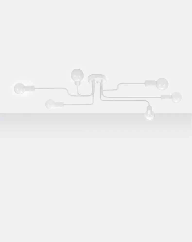 Żyrandol VECTOR 6 biały | sklep MIRAT  kolekcja hector