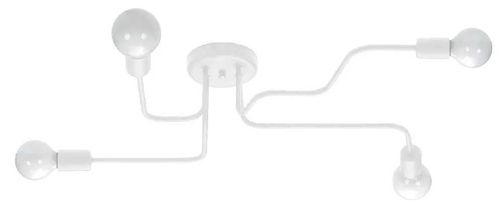 Żyrandol VECTOR 4 biały | sklep MIRAT kolekcja hector