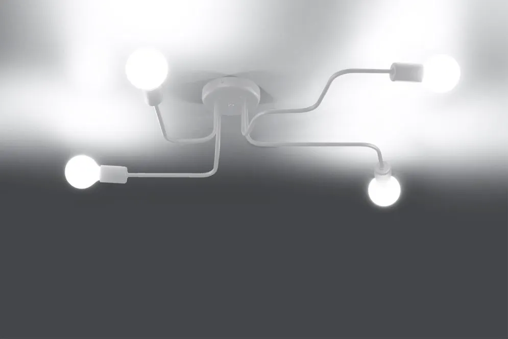 Żyrandol VECTOR 4 biały | sklep MIRAT kolekcja hector