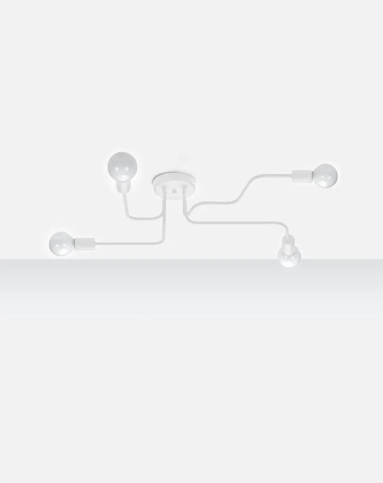 Żyrandol VECTOR 4 biały | sklep MIRAT kolekcja hector