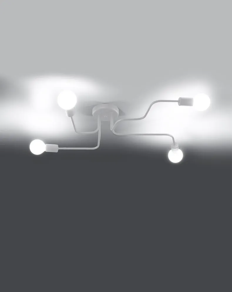 Żyrandol VECTOR 4 biały | sklep MIRAT kolekcja hector