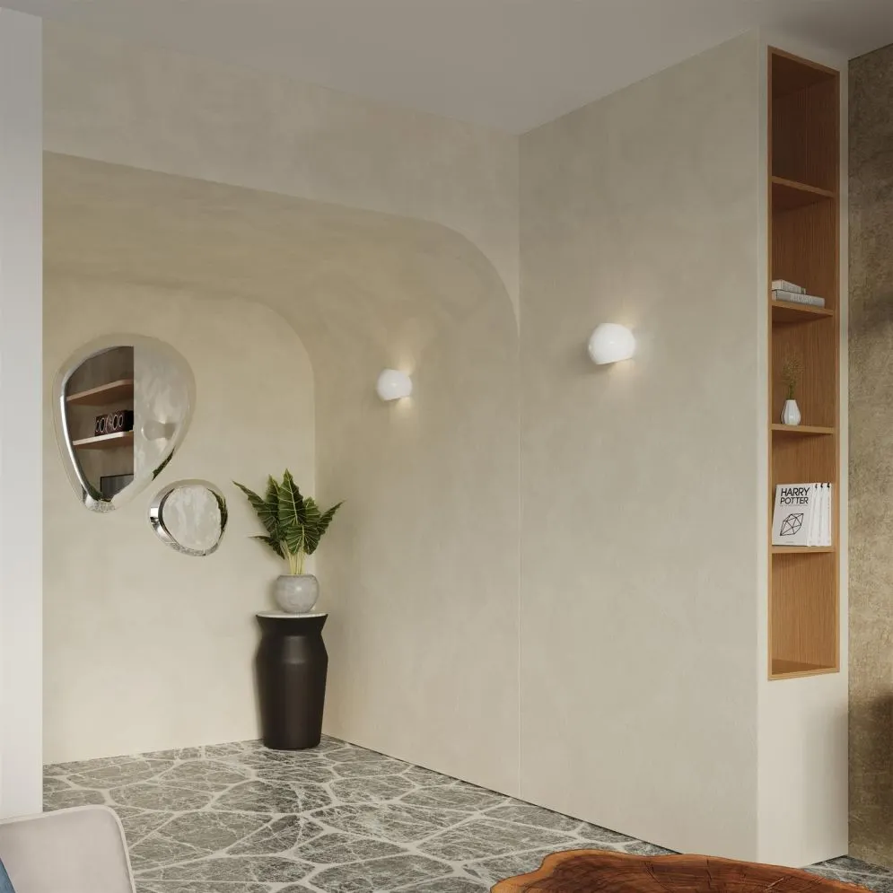 Kinkiet lakierowany GLOBE biały połysk | sklep MIRAT  kolekcja globe połysk