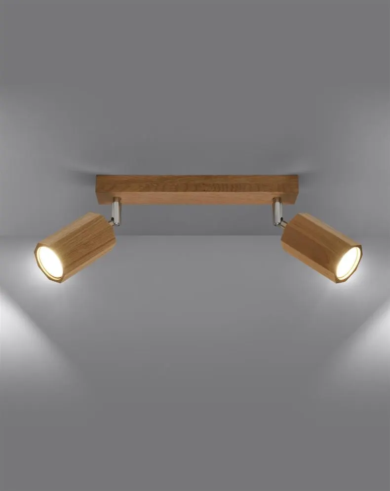 Plafon ZEKE 2 dąb | sklep MIRAT  kolekcja zeke