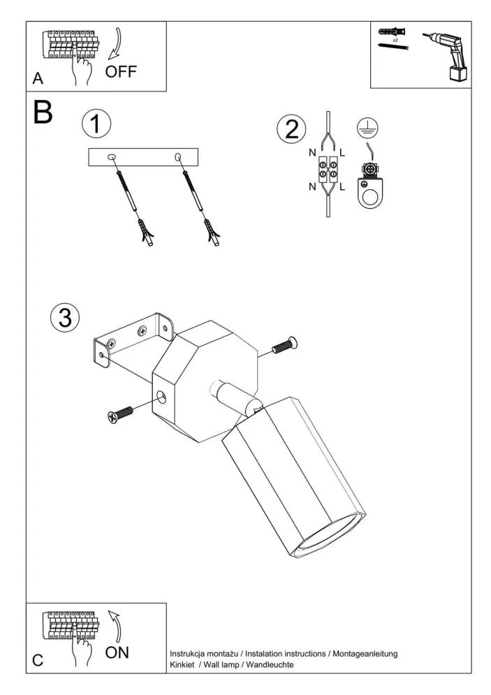 Kinkiet ZEKE dąb | sklep MIRAT  kolekcja zeke