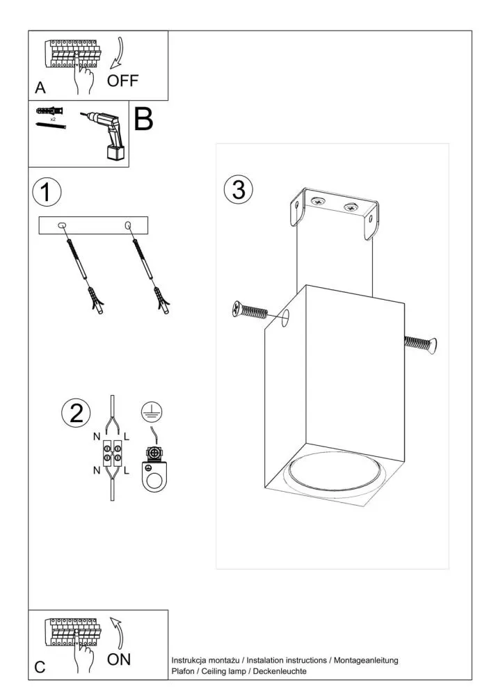 Plafon KEKE 10 dąb | sklep MIRAT  kolekcja keke
