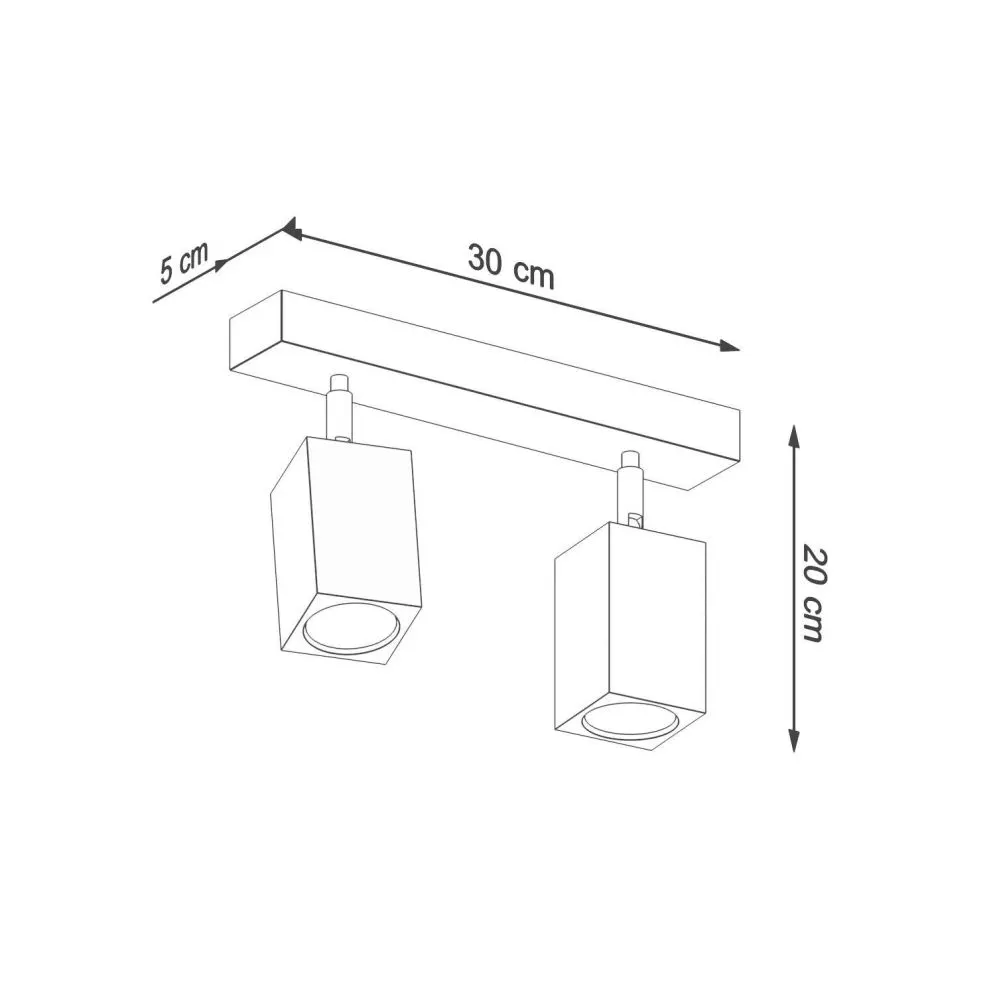 Plafon KEKE 2 dąb | sklep MIRAT kolekcja keke