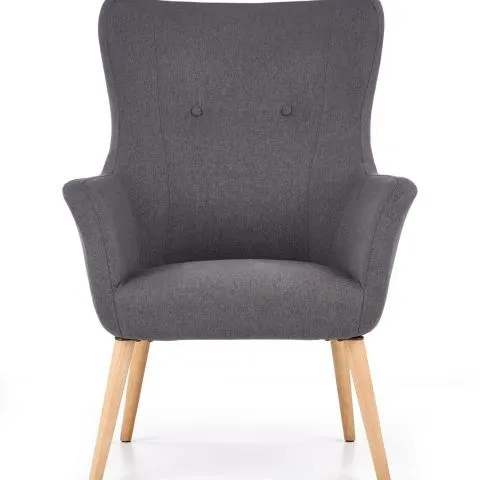 Fotel COTTO szary na wysokich nogach | MIRAT. w stylu  kolekcja