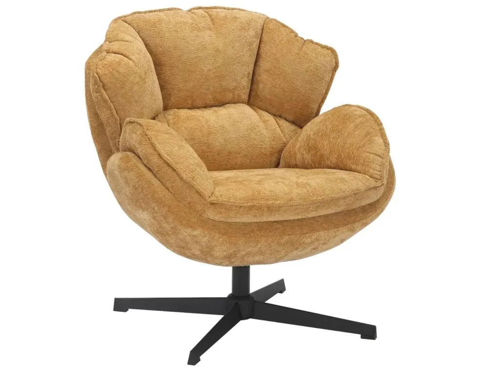 Fotel do salonu BETTY Curry z obracanym siedziskiem| MIRAT