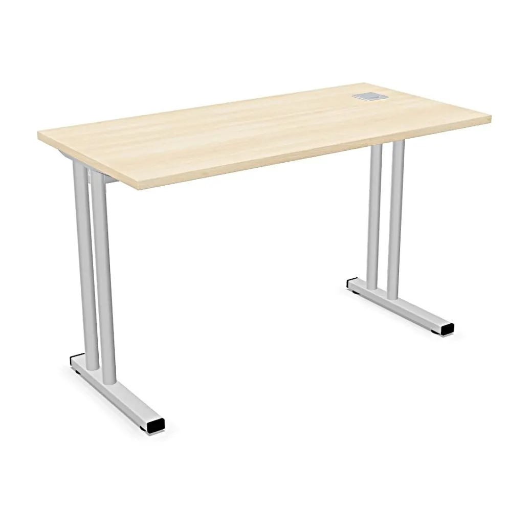 Biurko EASY SPACE C-LEG RC 120x60cm akacjowe komputerowe I sklep meblowy MIRAT.