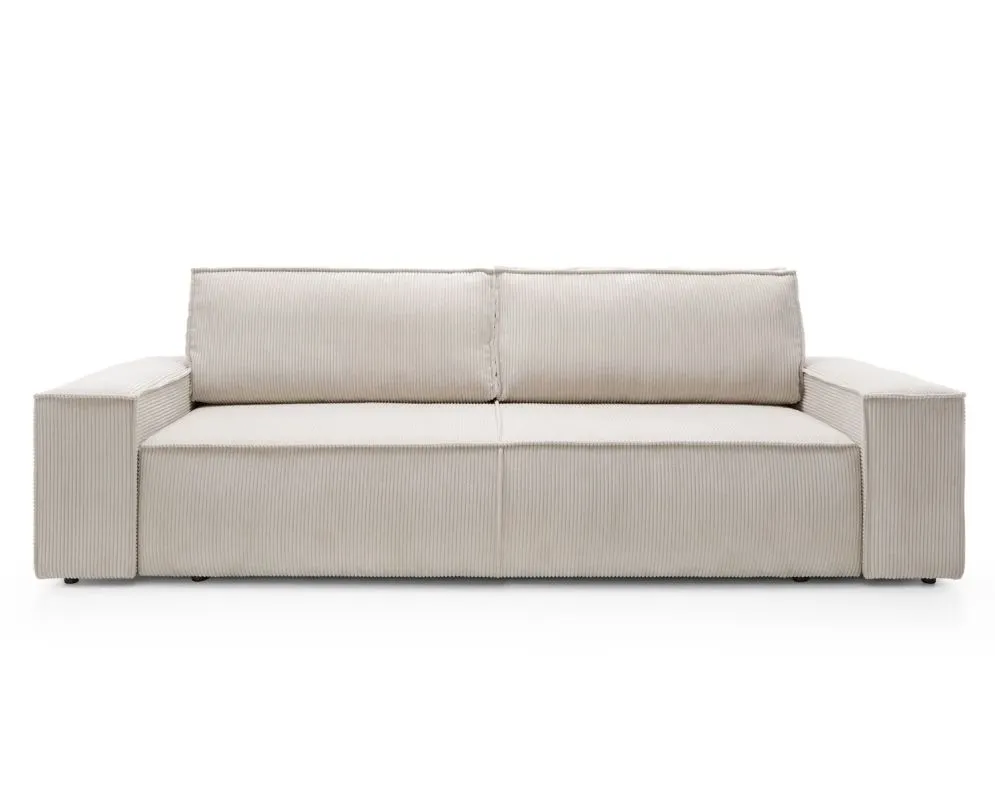 Sofa rozkładana FELICIA kremowa sztruksowa I sklep meblowy MIRAT.  kolekcja FELICIA