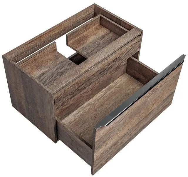 Szafka pod umywalkę nablatową SANTA FE OAK 80 dąb COMAD | MIRAT. styl LOFT kolekcja SANTA FE OAK