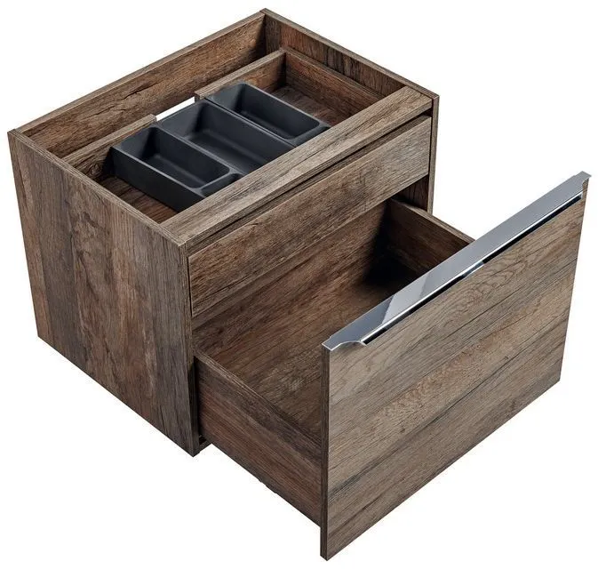 Szafka pod umywalkę nablatową SANTA FE OAK 80 dąb COMAD | MIRAT. styl LOFT kolekcja SANTA FE OAK