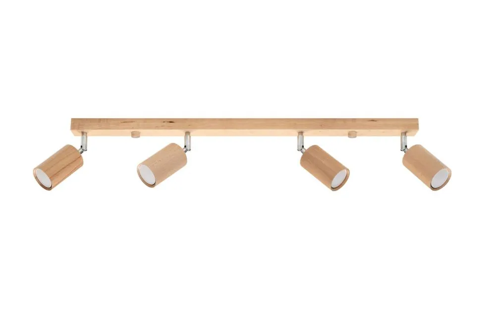Plafon BERG 4 naturalne drewno | sklep MIRAT  kolekcja berg