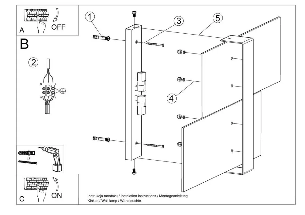 Kinkiet MASSIMO biały | sklep MIRAT kolekcja massimo