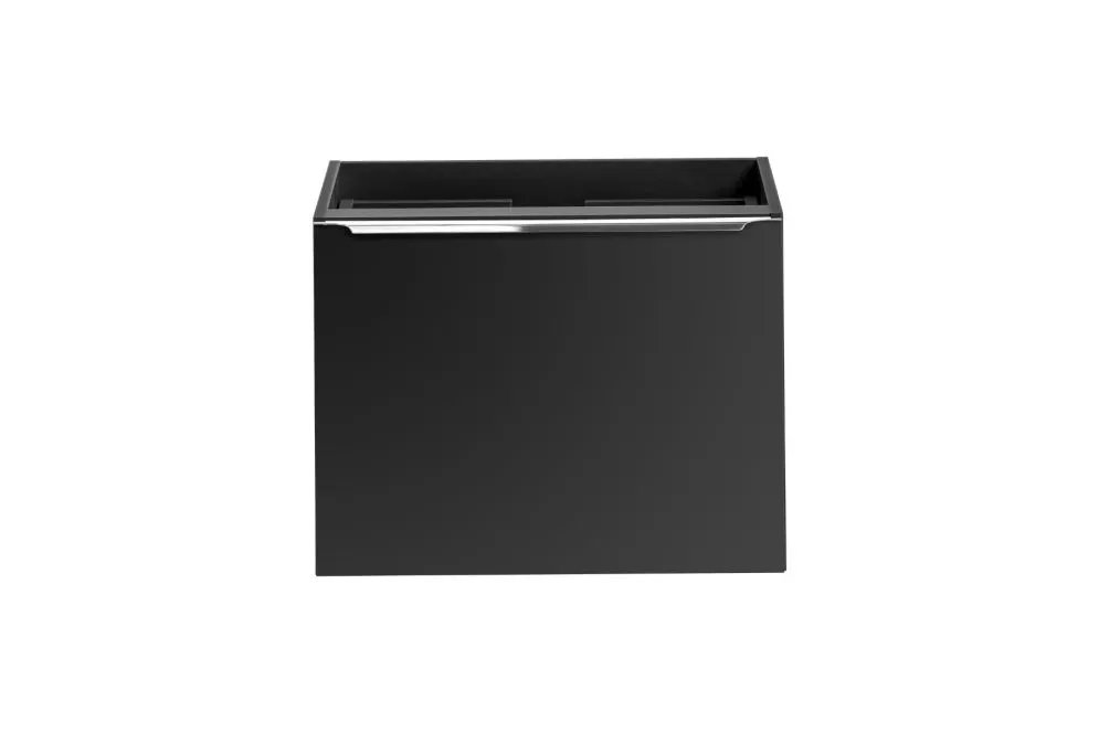 Wisząca szafka pod umywalkę nablatową SANTA FE BLACK 60 cmx2+ regał 20cm - zestaw z blatem 140cm I sklep meblowy MIRAT. styl LOFT