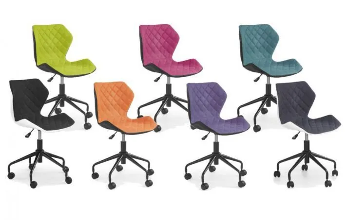 Fotel dla dziecka biurowy MATRIX turkusowy | MIRAT.