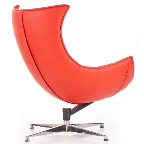 Skórzany fotel LUXOR czerwony | MIRAT. w stylu  kolekcja