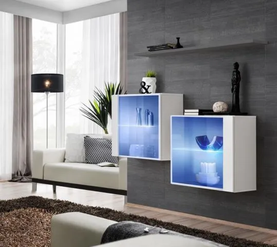 Meblościanka SWITCH SB 3 z podświetleniem LED | MIRAT. w stylu kolekcja SWITCH